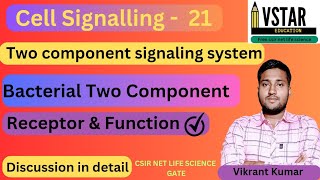 Two Component Signaling Pathway  Two Component Signaling System  Cell signaling  cellsignaling [upl. by Nosittam]