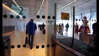 Sweden Stockholm Tallink Silja Line terminalen boarding cruise ship MS Isabelle to Riga [upl. by Shaina]