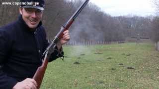 30 to 120 m fun with Uberti 4440 1873 Winchester rifle [upl. by Sink]