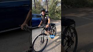 Policía local en BICICLETA patrullando en Lloret de Mar [upl. by Marilin]