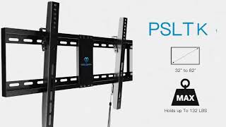 PERLESMITH PSLTK1 Tilting TV Wall Mount with Pull Cord Locks  Tilt Your Screen for Better Viewing [upl. by Gelasius]