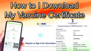 How to I Download My Vaccine Certificate Everyday Life  Kaise Vaccine Certificate Download kare [upl. by Emya]