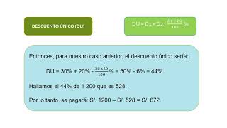 CLASE 11 DESCUENTOS Y AUMENTOS SUCESIVOS [upl. by Laoj]