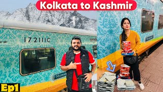 Train Journey to Kashmir  Kolkata to Kashmir Humsafar Express Journey  IRCTC Pantry food Review [upl. by Langham]