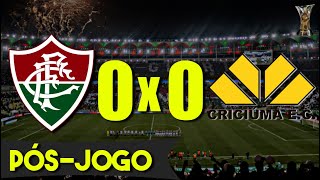 🤬JORNADA ESPORTIVA  FLUMINENSE 0x0 CRICIÚMA  BRASILEIRÃO 2024  DIRETO DO MARACANÃ [upl. by Lezti]