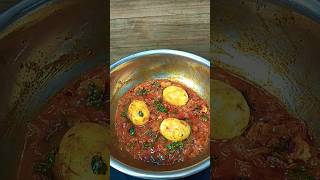 Boiled egg tamato curryhome madeshortssubscribe [upl. by Asilim781]