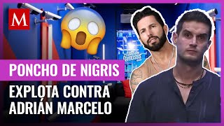 Poncho de Nigris responde de manera cruel a bromas de Adrián Marcelo [upl. by Llerrahs]