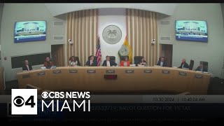 Miami Beach commissioners revoke 1 tax measure already on ballot [upl. by Suoiluj]