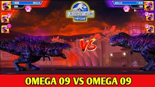 3 OMEGA 09 VS 3 OMEGA 09 BOSS EVENT  JURASSIC WORLD THE GAME [upl. by Lytsirk984]