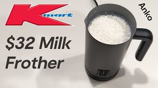 Kmart Milk Frother and Heater Only 32 What Else Can It Do Anko SMF500C [upl. by Lock]