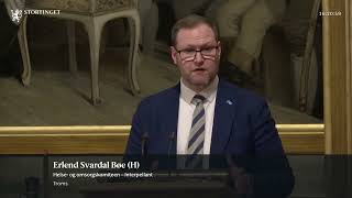 14112024 Sak 7 2 Erlend Svardal Bøe [upl. by Carr]