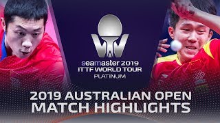 Xu Xin vs Wang Chuqin  2019 ITTF Australian Open Highlights Final [upl. by Sabrina]