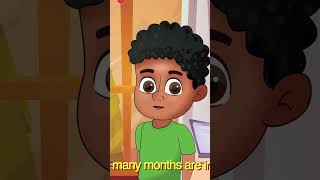 Months of the Year  Nursery Rhymes  Kids Songs  Educational Hip Hop 12 months in a year [upl. by Ybbed]