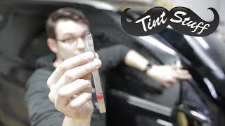 How to Hand Cut Window Tint on the Car [upl. by Anavahs]