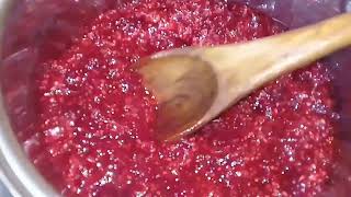 How to make Raspberry Jelly  NO Pectin [upl. by Ymiaj]