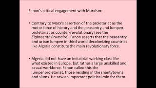 Fanon and Decolonization [upl. by Nwahsit14]