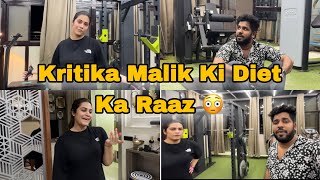 Kritika Malik Ki Diet Ka Raaz 😳  Yogesh Kathuria Vlogs [upl. by Bonina]