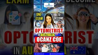 Become an Optometrist in Australia shorts optometrist australia ocanzexam coe [upl. by Naras]