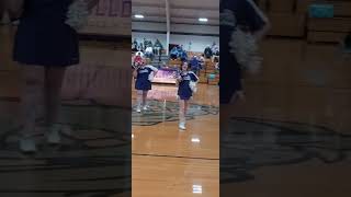 Hanceville Middle School Cheerleaders Entertaining Crowd during Halftime November 21 2024 [upl. by Latea957]