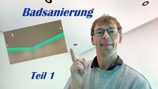 Badsanierung Teil 1 [upl. by Wittie]