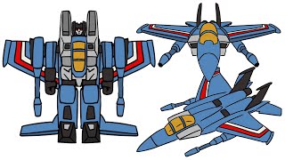 Retro G1 Thundercracker BOOOOMMMMMMMM [upl. by Emmott]