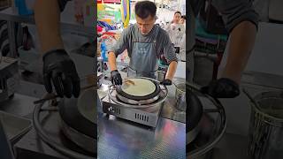 Oreo ice cream crepe  Korean Street Food shortsvideo [upl. by Kuehn118]