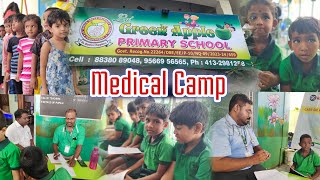 Le Green Apple Primary School  EARAM  Medical Camp [upl. by Ahsiela161]