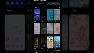 How to download Free theme in Samsung  Free Themes Kaise download kare  samsung  shorts [upl. by Nilats]