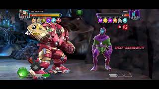 Mcoc AQ raids Hulkbuster vs kang [upl. by Nesila]