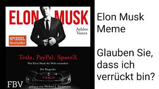 Glauben Sie dass ich verrückt bin Diese Frage stellte mir Elon Musk  Meme Audible Meme [upl. by Philoo]