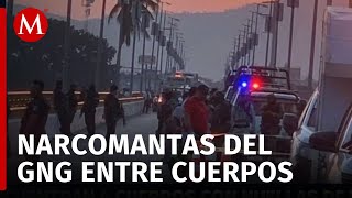 Abandonan cuerpos con narcomantas en Coyuca de Benítez Guerrero [upl. by Ardnaek]