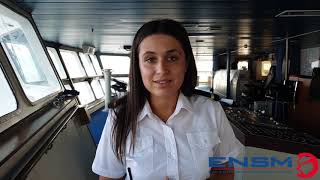 Interview dIlona élève L3 ingénieur navigant à l’ENSM [upl. by Elatia]