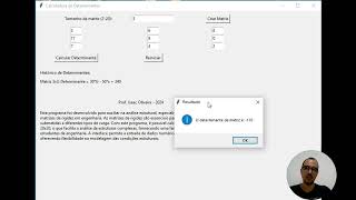 Calculadora de Determinantes  MATRIZESDetCalculator2024 [upl. by Benjy805]