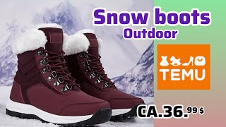 SNOW BOOTS OUTDOOR HIKING BOOTS trending giftideas winterboots gift shortvideo [upl. by Care]