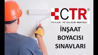 İnşaat Boyacısı Mesleki Yeterlilik Belgesi Sınavları Devlet teşviki 31122021 tarihinde bitmiştir [upl. by Aivatnahs]