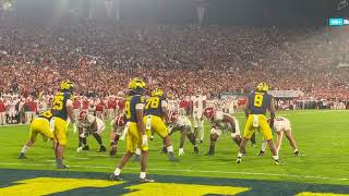 Rose Bowl 2024 FieldLevel Michigan Football Victory Sequence [upl. by Prissie]