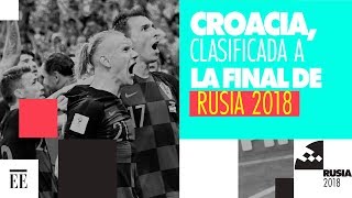 Croacia se clasifica a la final del Mundial de Rusia 2018  El Espectador [upl. by Humfrid]