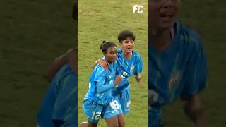 30 yard screamer from Sangita Basfore SAFFWomensChampionship [upl. by Neelsaj]