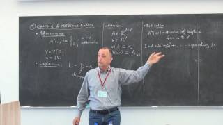 Bojan Mohar  Lecture 1 Minicourse quotGraphs and their eigenvaluesquot [upl. by Lotus]