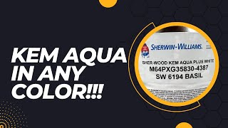 How to get SW Kem Aqua in any color [upl. by Llednav545]