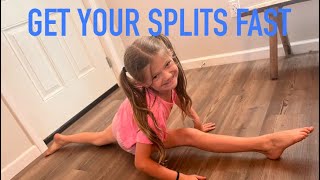 3 MINUTE SPLITS TUTORIAL  GET YOUR SPLITS FAST EASY SPLIT STRETCHES [upl. by Niowtna]