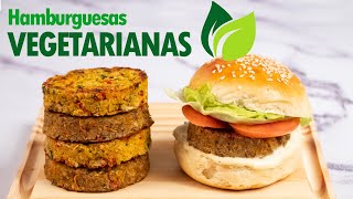 HAMBURGUESAS VEGETARIANAS🥦 hamburguesas de lentejas y garbanzos  Sin huevo y sin harina [upl. by Anuaek269]