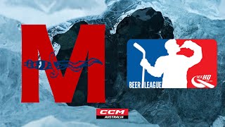 Mates V Beer Caps  Div 2  27th May  IceHQ Beer League ice hockey [upl. by Fulvi]