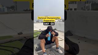 National Championship Preparation Day2️⃣0️⃣💯 gymworkoutvlog minivlog gym youtube  fitness [upl. by Eirised]