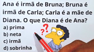 5 QUESTÕES DE RACIOCÍNIO LÓGICO  Nível 1  ProfMarcelo [upl. by Rahab170]