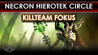 Hierotek Zirkel  NECRONS  Kill Team Fokus  WH Kill Team 2024 Deutsch [upl. by Ydnab]