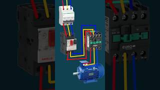 3 phase motor connection diagram 3 phase motor starter connection viral motor shorts electrical [upl. by Asreht]