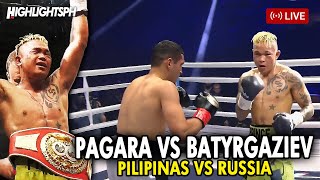 OCTOBER 17 2024 PAGARA VS BATYRGAZIEV  Pilipinas laban sa Russia IBA Champions’ Night [upl. by Enylrac]