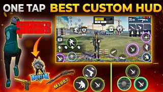 Free Fire Control Setting 2 Finger  Best Custom HUD 2021  Headshot Setting  Free Fire [upl. by Tine]