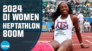 Womens heptathlon 800m  2024 NCAA outdoor track and field championships [upl. by Benjamen]